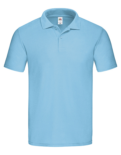 hemelsblauw Fruit of the Loom Original Polo