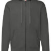 Fruit of the Loom Unisex hoodie met ritssluiting