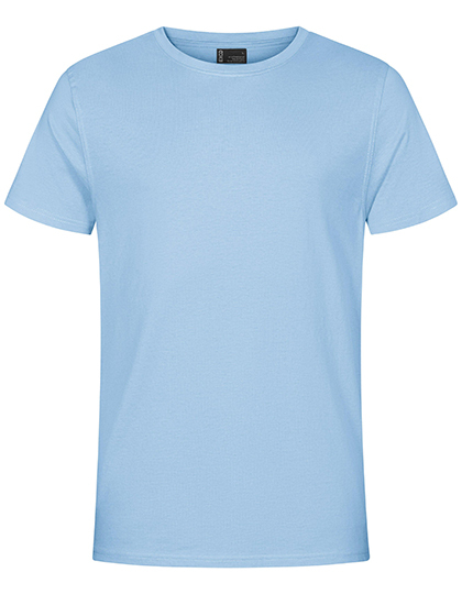lichtblauw EXCD Heren T-Shirt – Duurzaam, Industrieel Wasbaar & Comfortabel | Promodoro