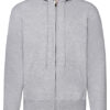 Fruit of the Loom Unisex hoodie met ritssluiting