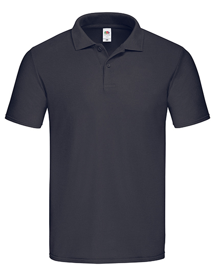 navy Fruit of the Loom Original Polo