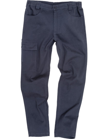 navy1 Super Stretch Slim Chino Werkbroek - Result