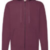 Fruit of the Loom Unisex hoodie met ritssluiting