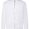 Fruit of the Loom Unisex hoodie met ritssluiting