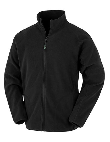 zwart Result Gerecycleerde Microfleece Jas
