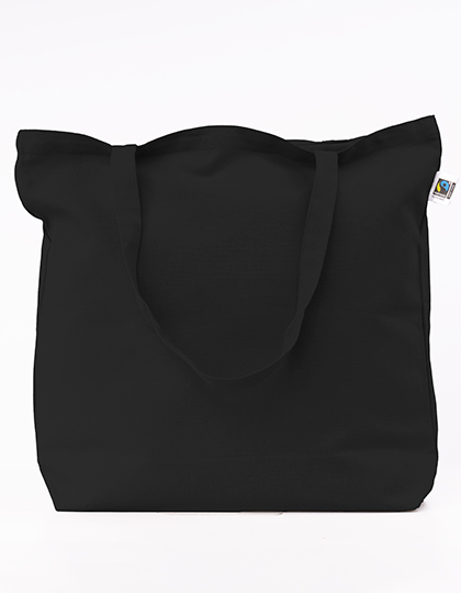 zwart xt670 Fairtrade cotton Canvas tas