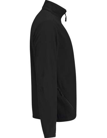 zwart zijkant Fleece Jas Heren B&C Coolstar