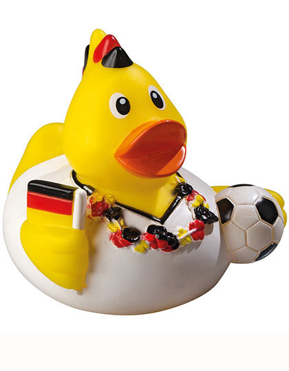 belgische kleuren Schnabels® Squeaky Duck Soccer Fan