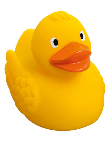 gele eend racing Schnabels® Racing Duck With Metal Plate