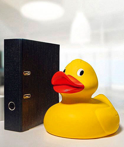 grote eend 🦆 Schnabels® Squeaky Duck Giant