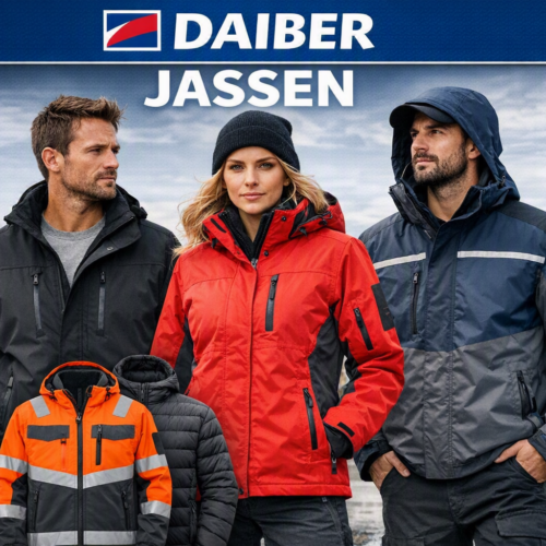 Designer (12) Heren Winterjas Kort – Daiber Duurzaam & Warm met Kap en Ritszakken
