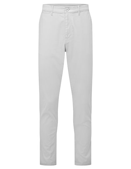 Lichgrijs Asquith & Fox Heren Chino Broek AQ059 | Comfort Stretch Chinos
