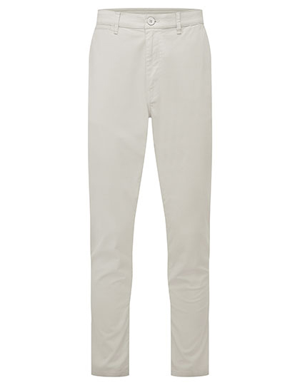 Zandkleur Asquith & Fox Heren Chino Broek AQ059 | Comfort Stretch Chinos