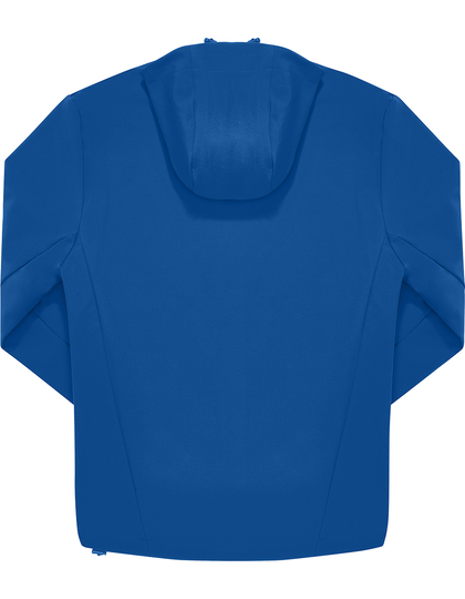 blauw2 B&C Reset Hooded Softshell Jas – Waterdicht, Winddicht & Met kap