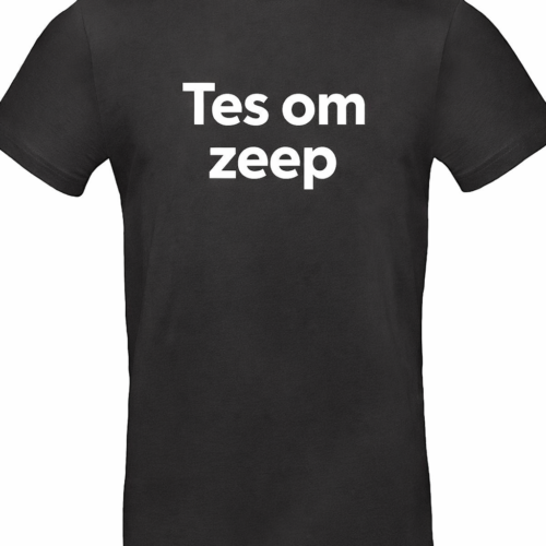 T Shirt "Tes om zeep"